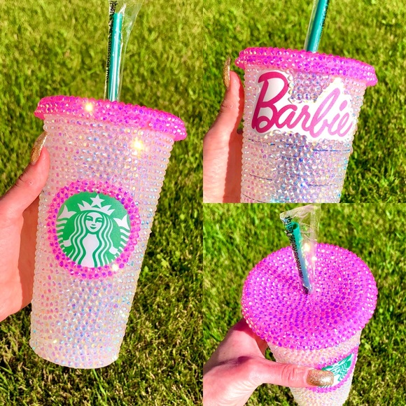 Starbucks Accessories Custom Bling Rhinestone Starbucks Barbie Doll